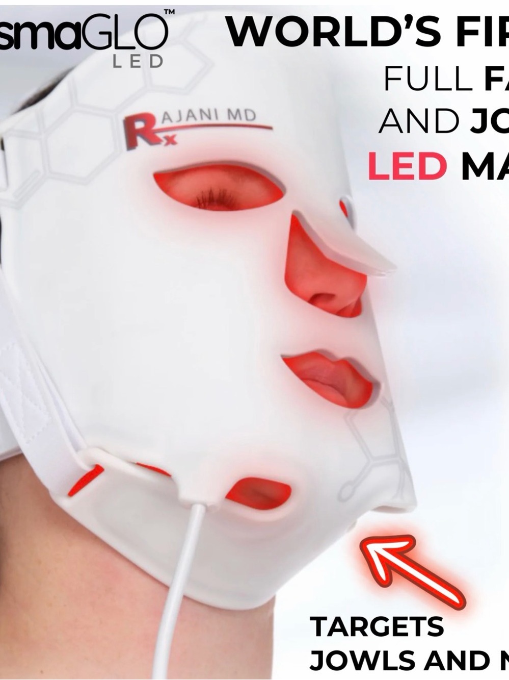 *NIB* RAJANI MD “PlasmaGLO LED Face and Jowl Mask” - Picture 4 of 15